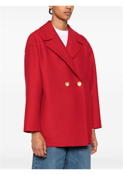 Cappotto corto doppiopetto in rosso Harris wharf london - donna HARRIS WHARF LONDON | A2487MLK563